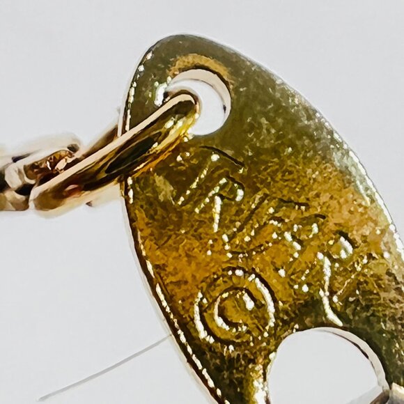 Bracelet Serpentine 7" Chain Trifarium Gold-tone Hi Quality 1955 TRIFARI New - Picture 6 of 7